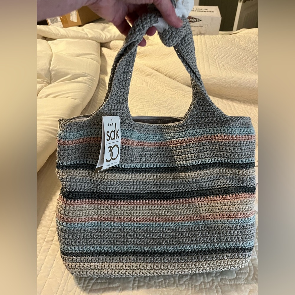 NWT LIMITED EDITION THE SAK “30 YEARS OF CRAFT” HAND CROCHETED PURSE.